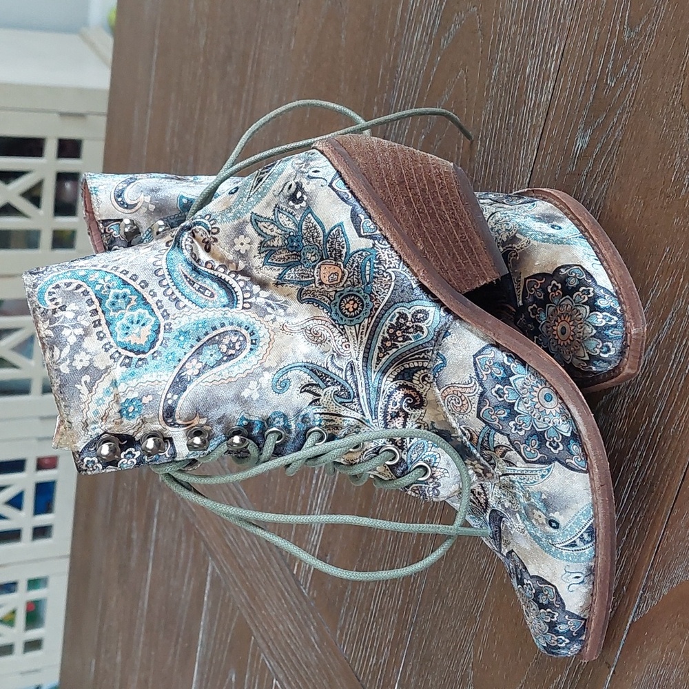 Jeffrey Campbell Elmcroft Velvet Boots, Size 7